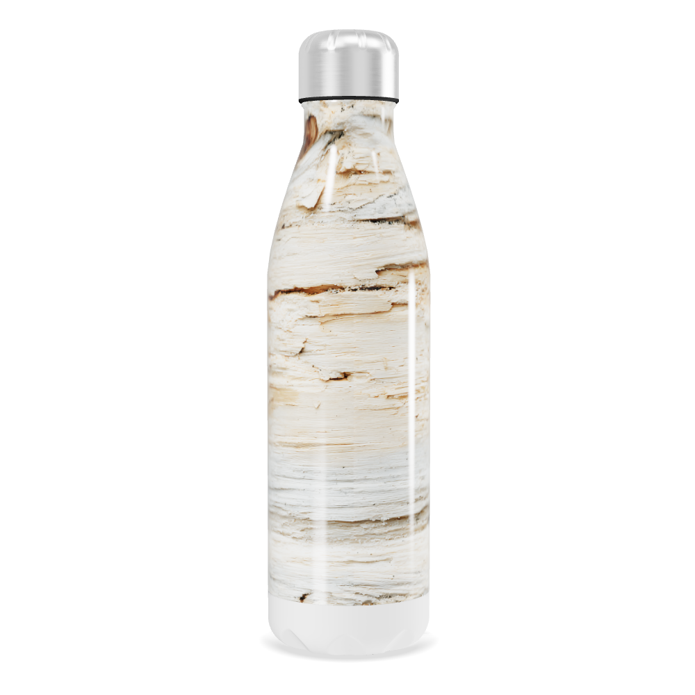 Garrafa Inox - Efeito Madeira Clara