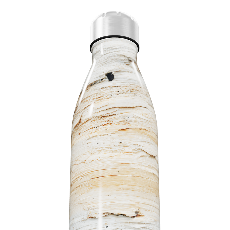 Garrafa Inox - Efeito Madeira Clara
