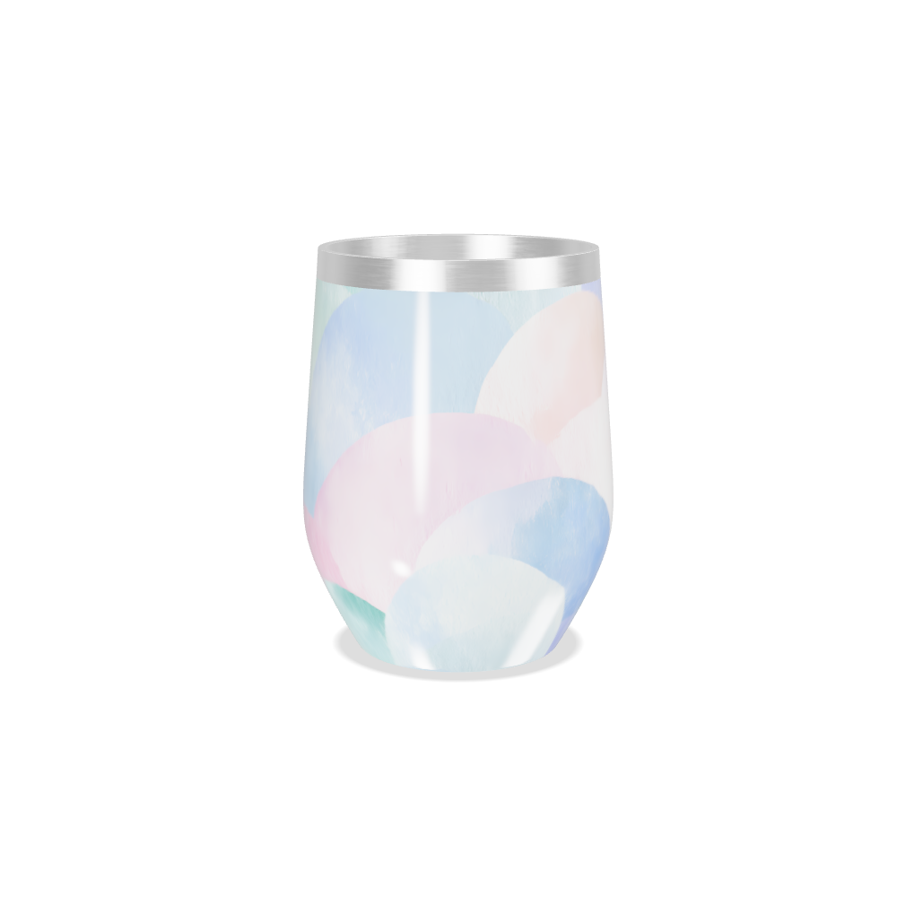 Copo Térmico Slim - Estampa Pastel Aquarela