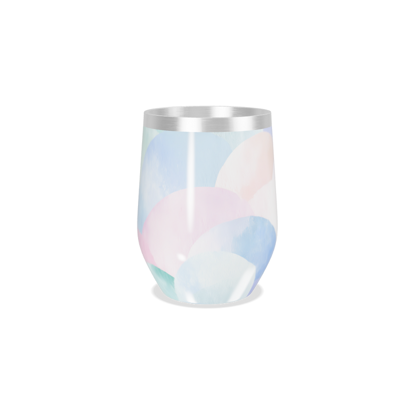 Copo Térmico Slim - Estampa Pastel Aquarela