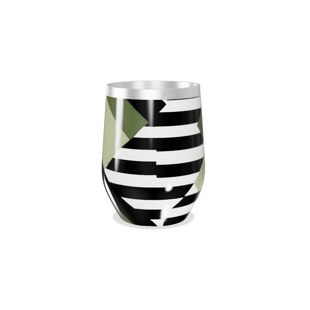 Copo Térmico Slim - Estampa Geométrica Colorida