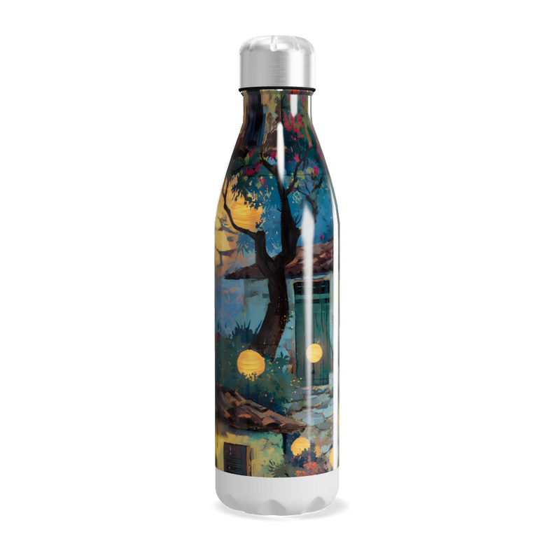 Garrafa Inox - Estampa Artística Colorida