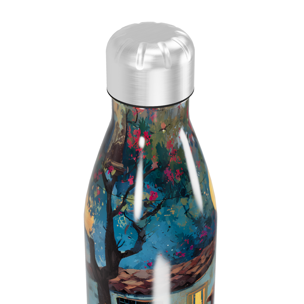 Garrafa Inox - Estampa Artística Colorida