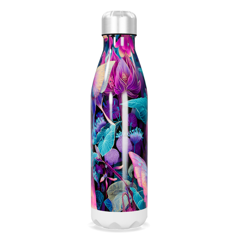 Garrafa Inox - Floral Colorida