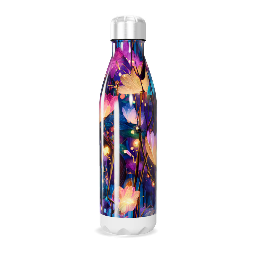 Garrafa Inox - Estampa Floral Colorida