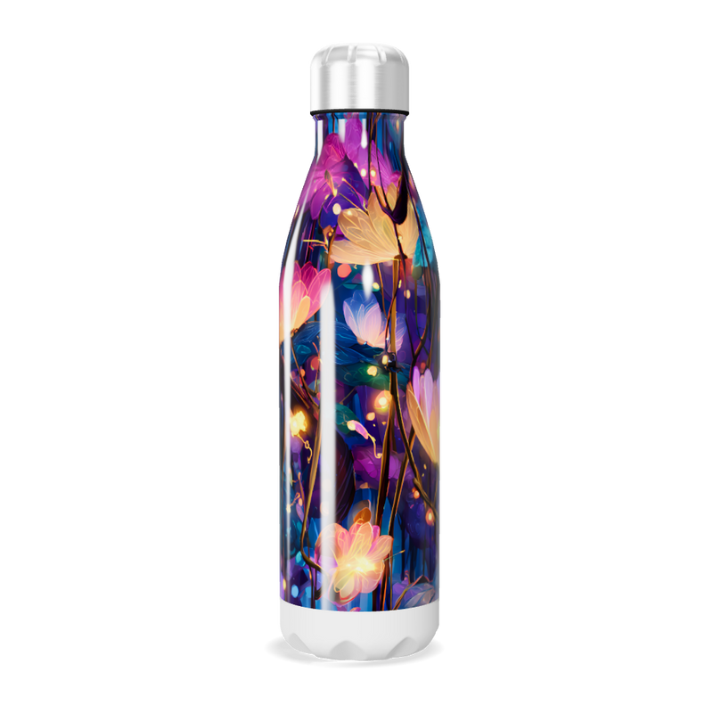 Garrafa Inox - Estampa Floral Colorida