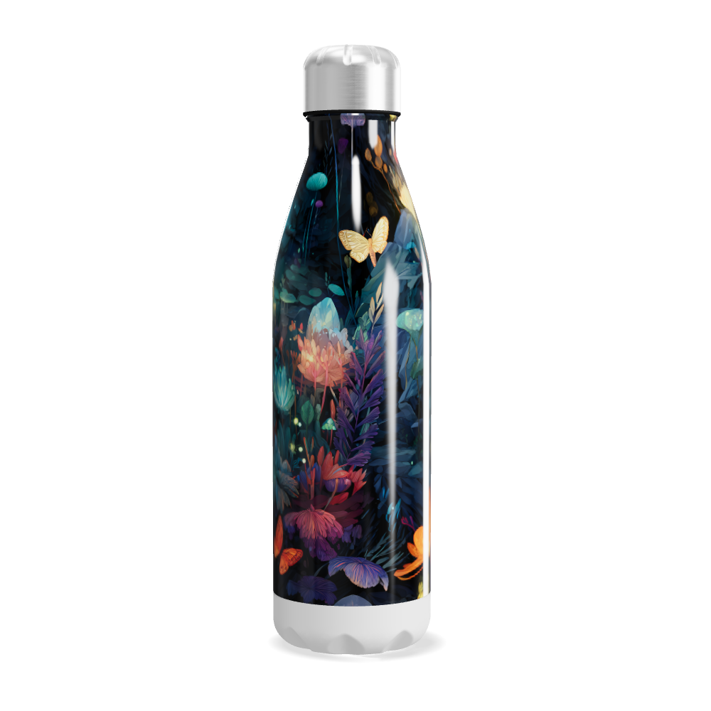 Garrafa Inox - Floral Colorida