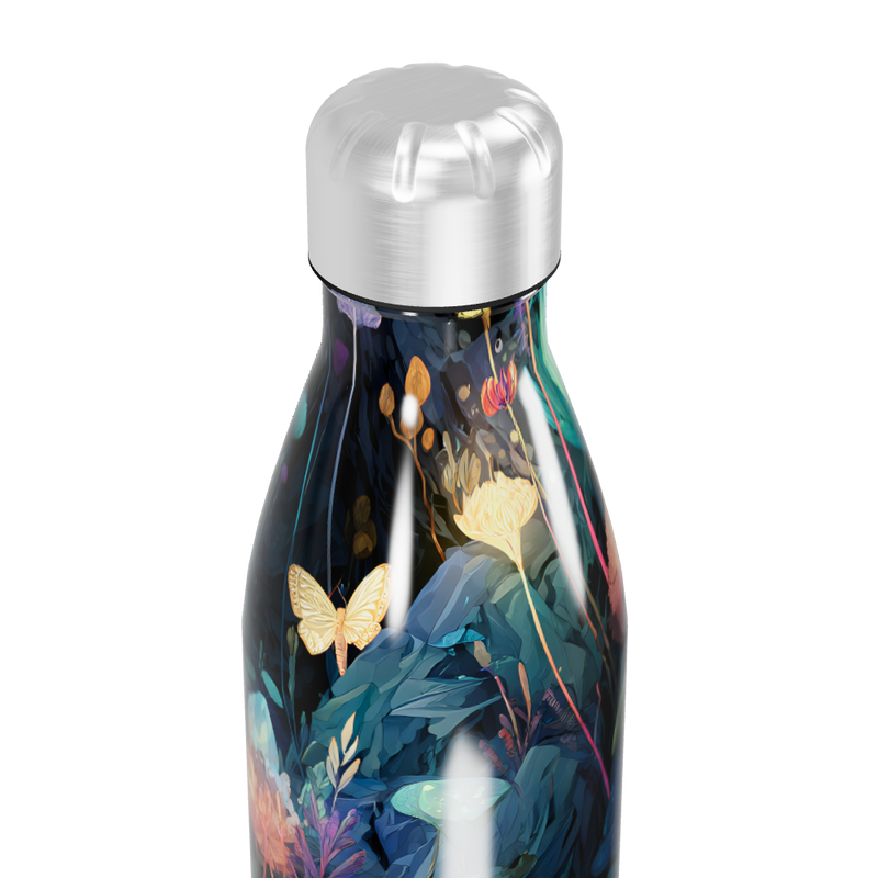 Garrafa Inox - Floral Colorida