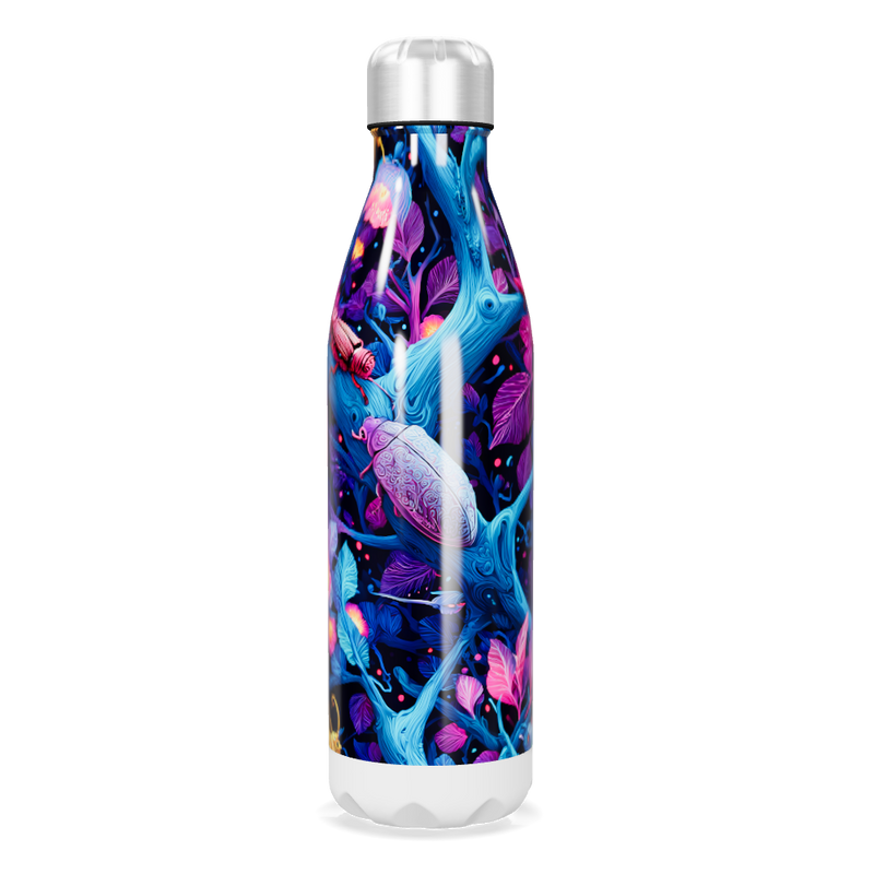 Garrafa Inox - Estampa Colorida Floral