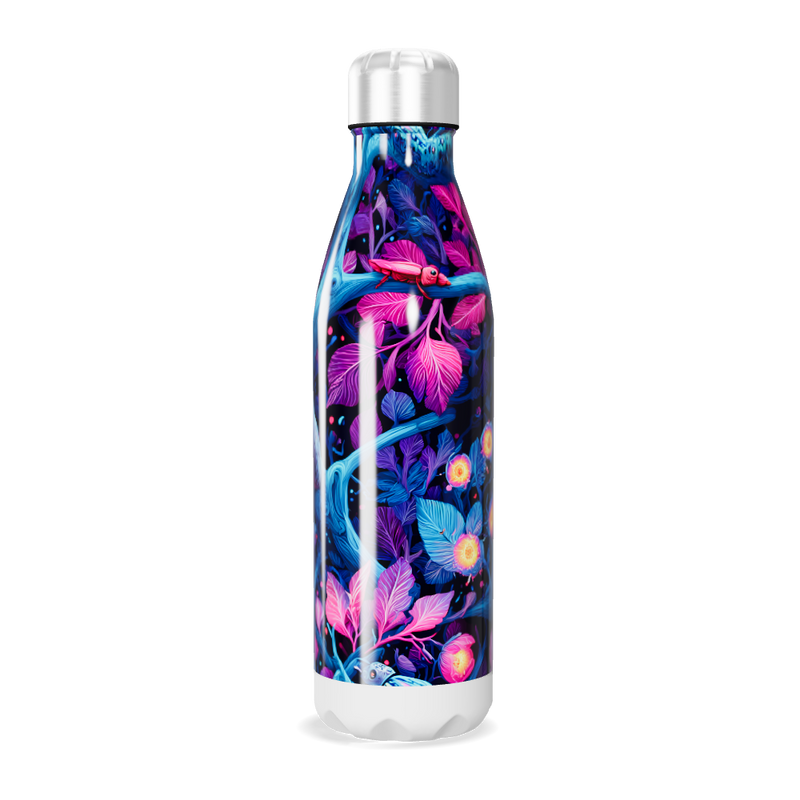 Garrafa Inox - Estampa Colorida Floral