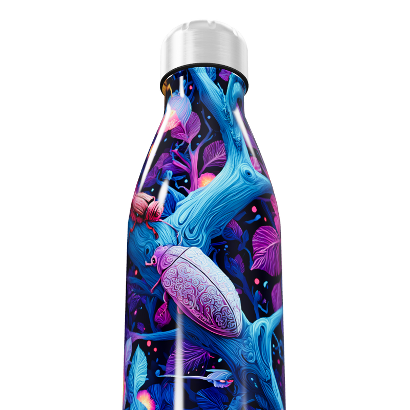 Garrafa Inox - Estampa Colorida Floral