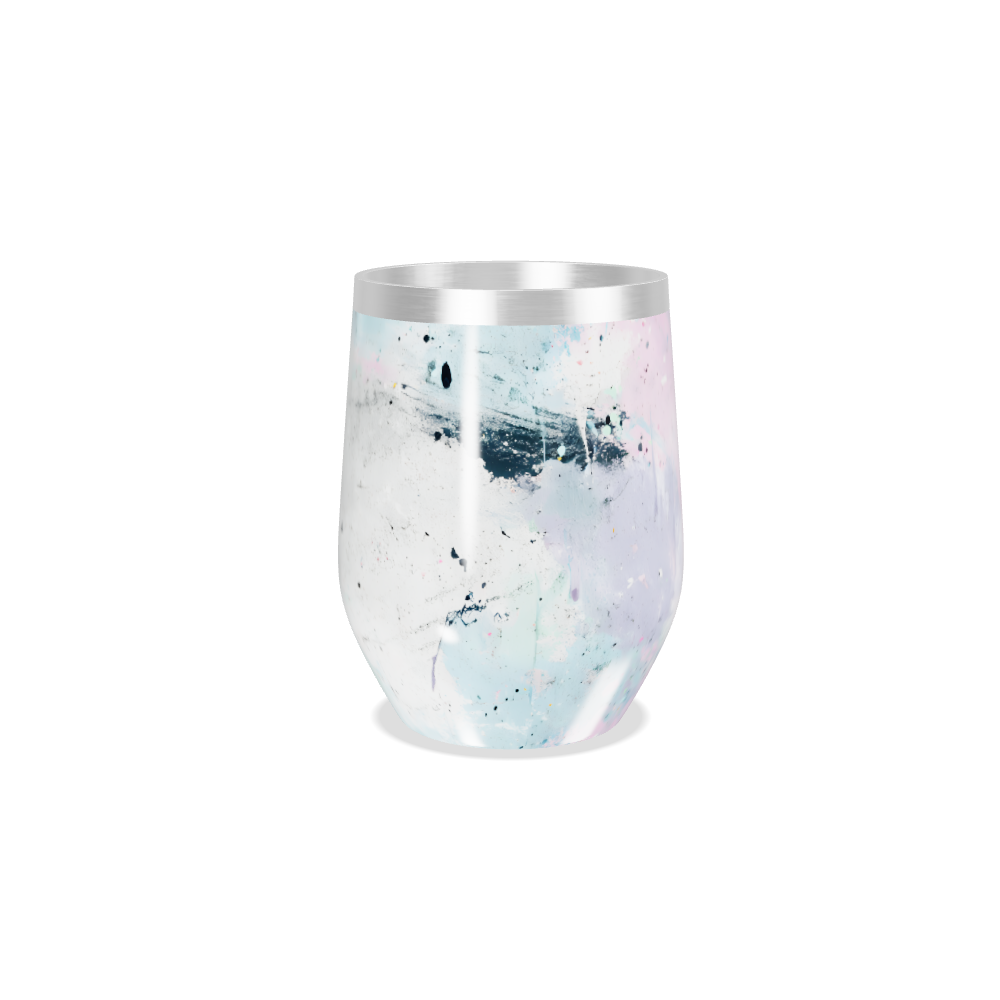 Copo Térmico Slim - Estampa Abstrata Metalizada