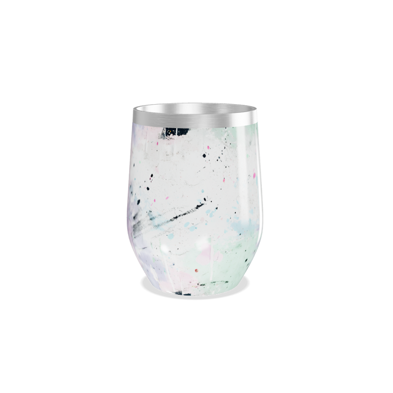 Copo Térmico Slim - Estampa Abstrata Metalizada