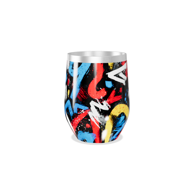 Copo Térmico Slim - Estampa Colorida Grafite