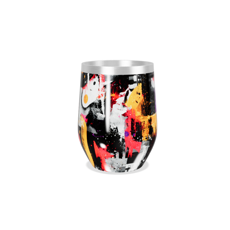 Copo Térmico Slim - Estampa Colorida Abstrata