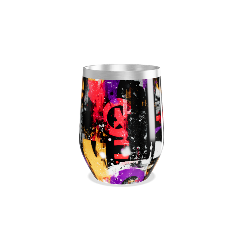 Copo Térmico Slim - Estampa Colorida Abstrata