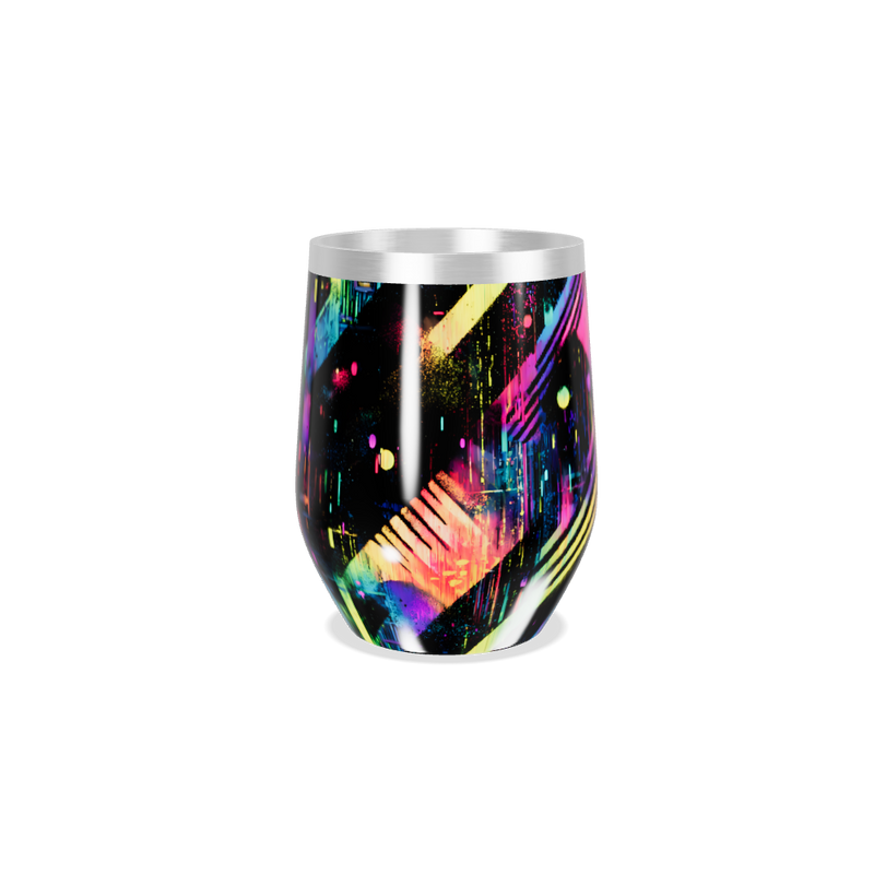 Copo Térmico Slim - Colorido Aço Inox Estampado