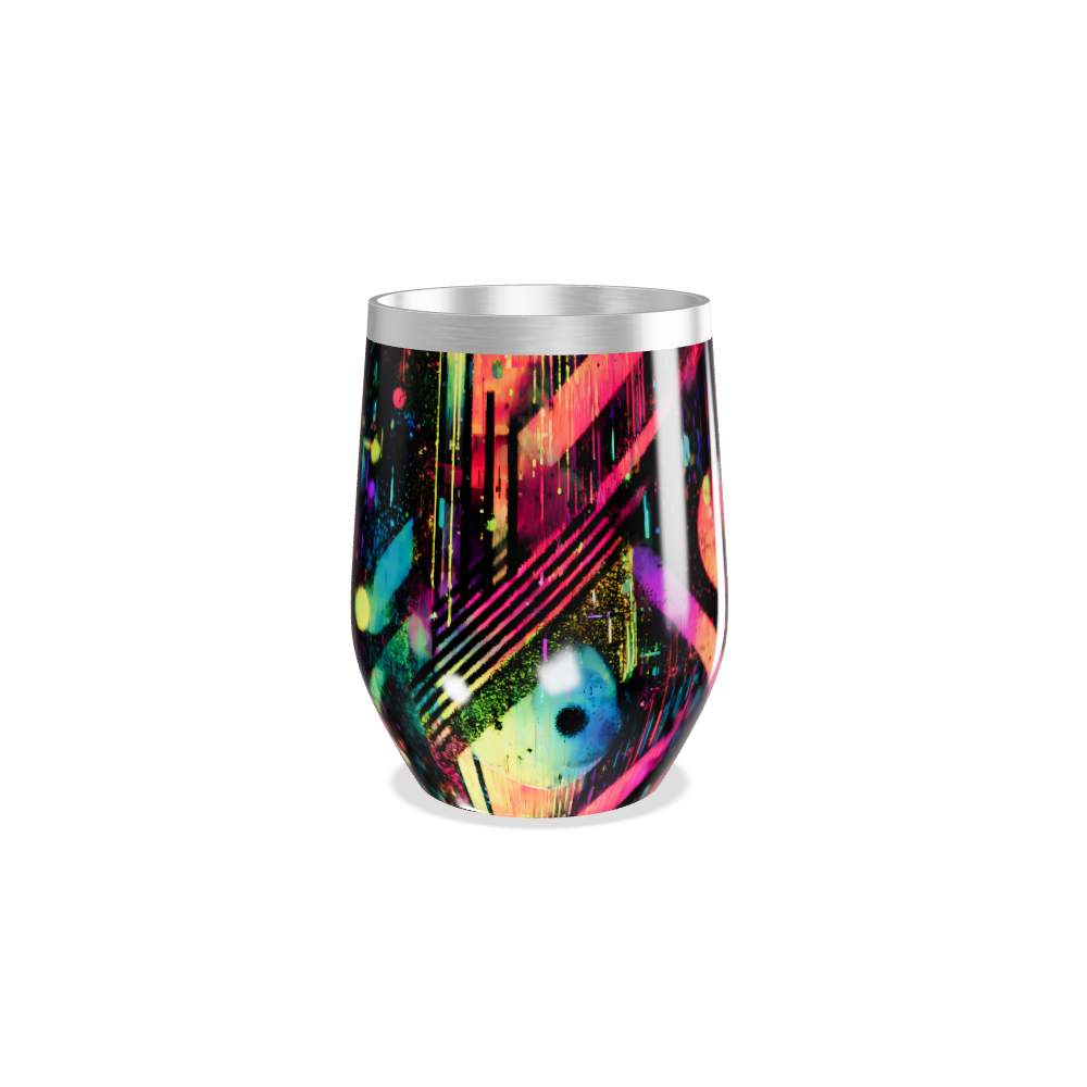 Copo Térmico Slim - Colorido Aço Inox Estampado