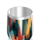 Copo Térmico Slim - Estampa Abstrata Colorida