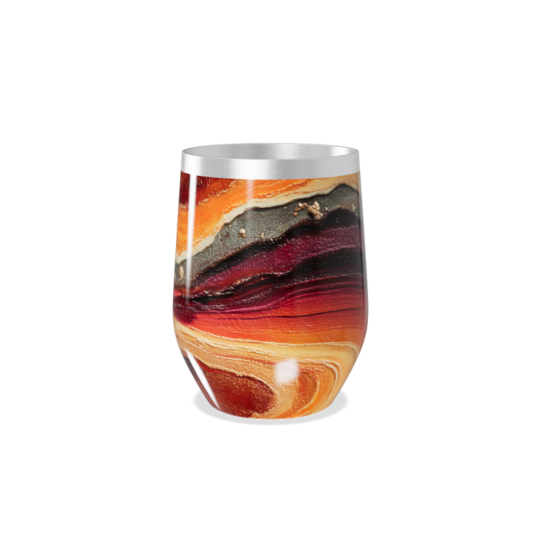 Copo Térmico Slim - Estampa Marmorizada Colorida
