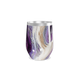 Copo Térmico Slim - Mármore Roxo Elegante