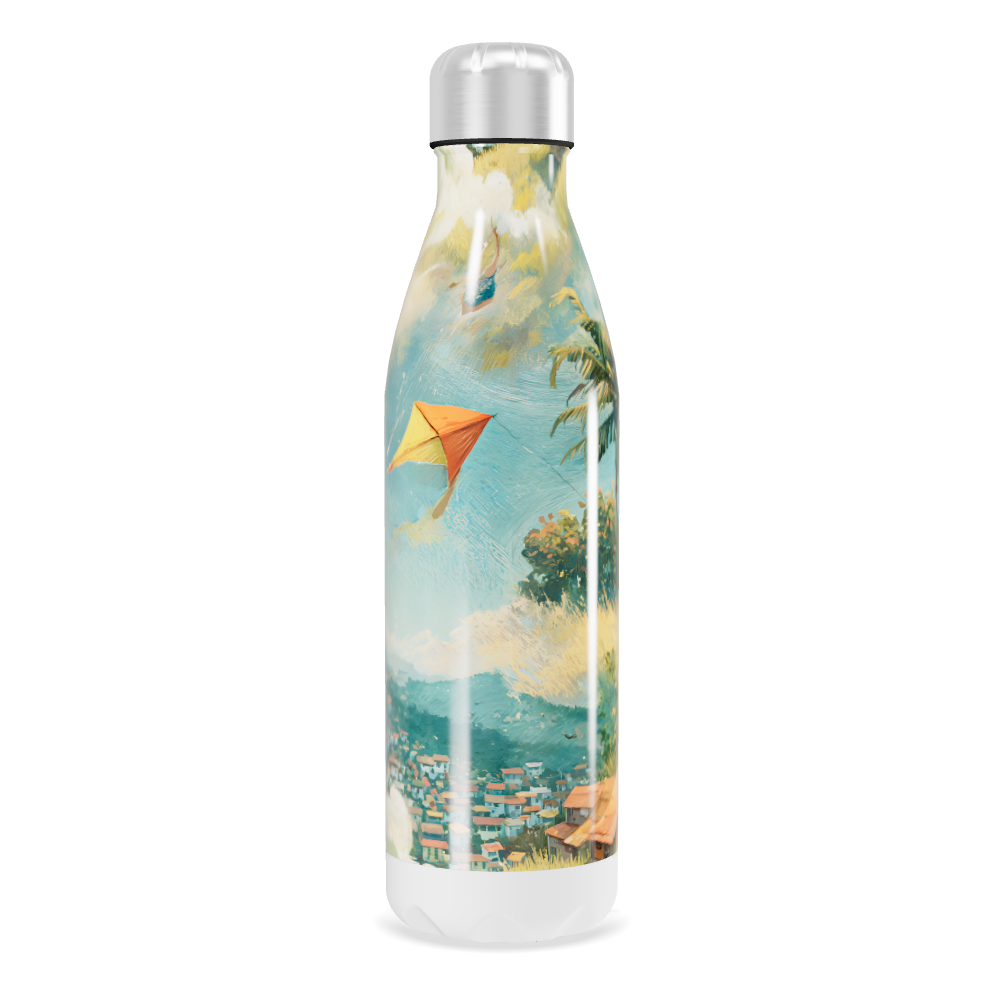 Garrafa Inox - Estampa Menino Colorida