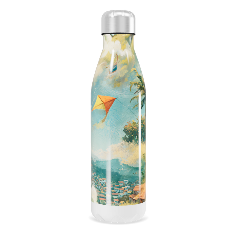 Garrafa Inox - Estampa Menino Colorida