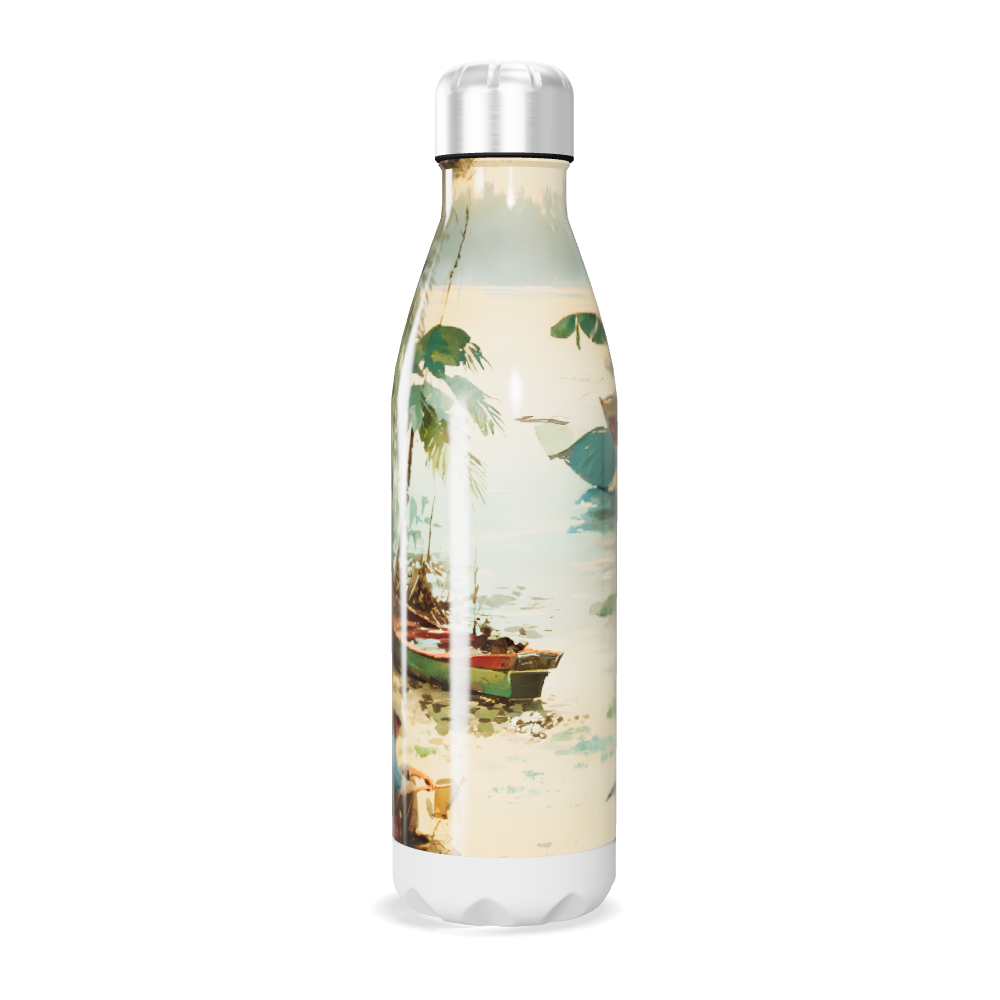 Garrafa Inox - Estampa Tropical 500ml