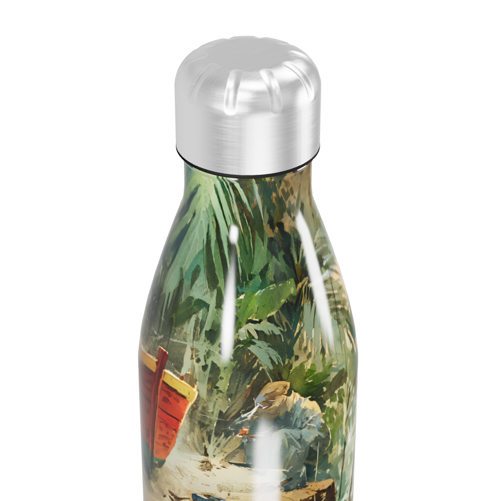 Garrafa Inox - Estampa Tropical 500ml