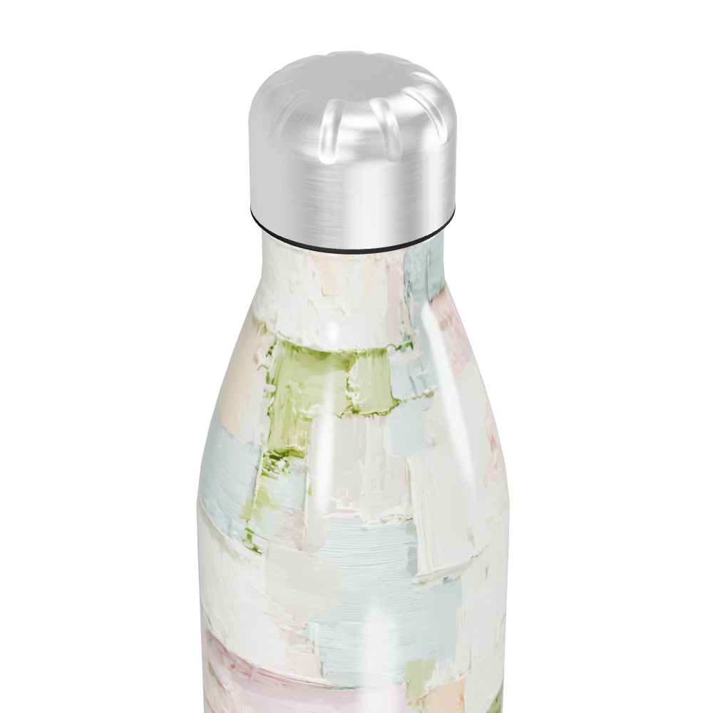 Garrafa Inox Estampa Abstrata Colorida