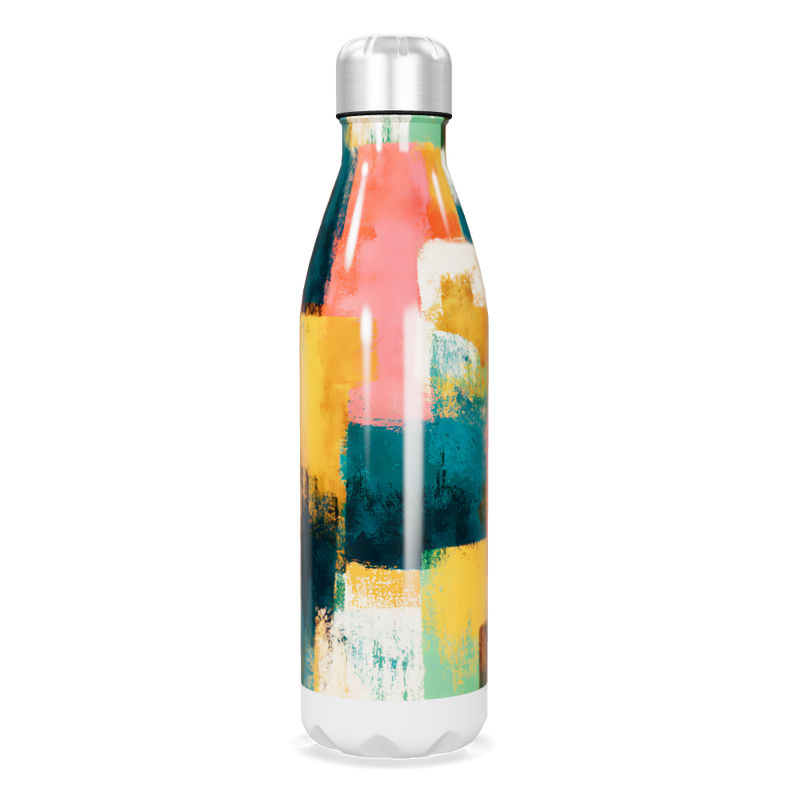 Garrafa Inox - Abstrata Colorida 750ml