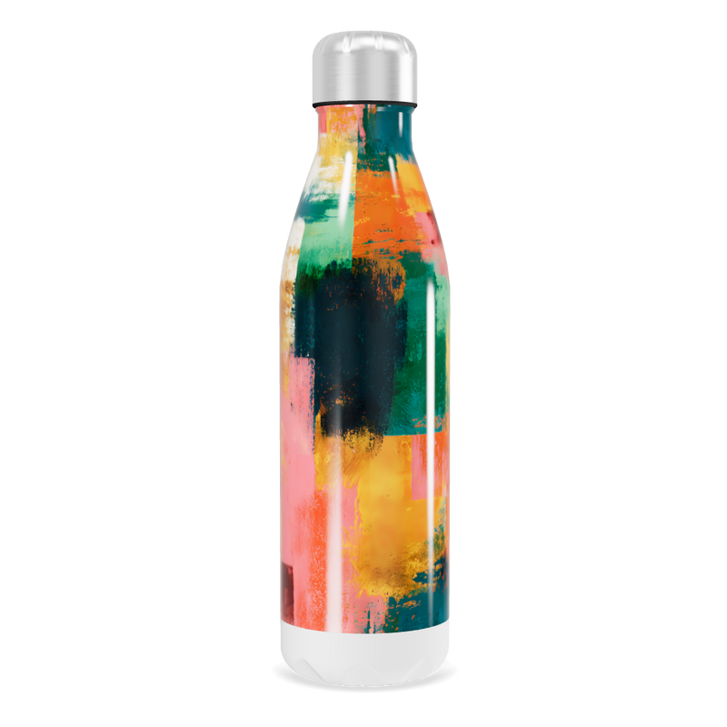Garrafa Inox - Abstrata Colorida 750ml