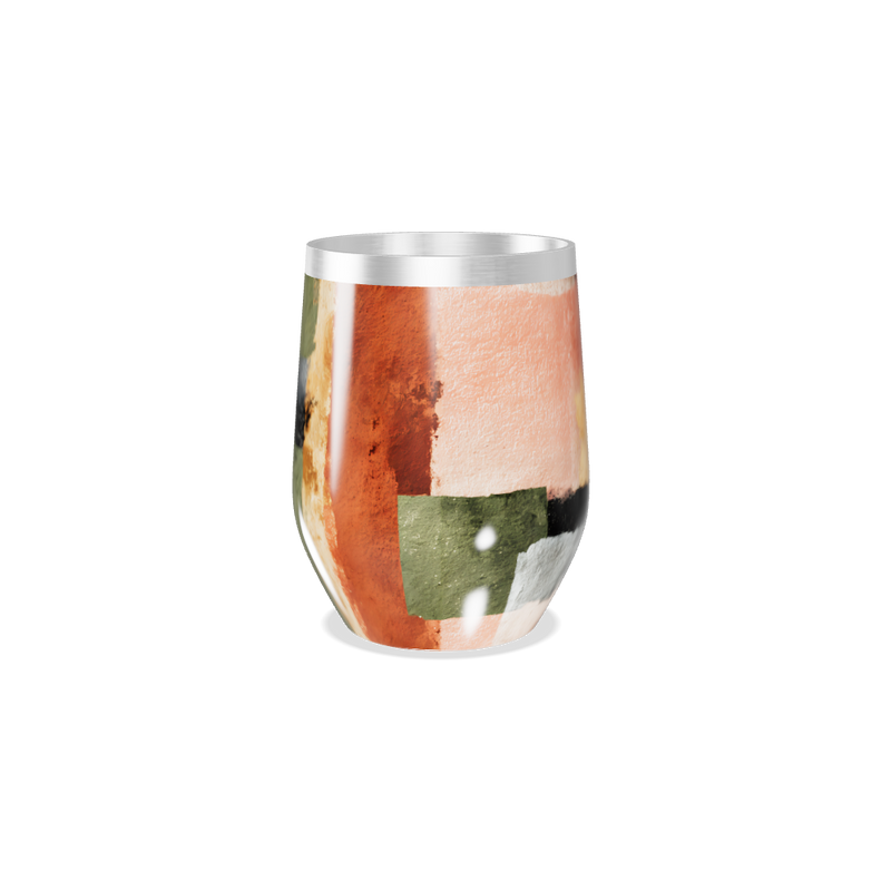 Copo Térmico Slim - Abstrato Aço Inox