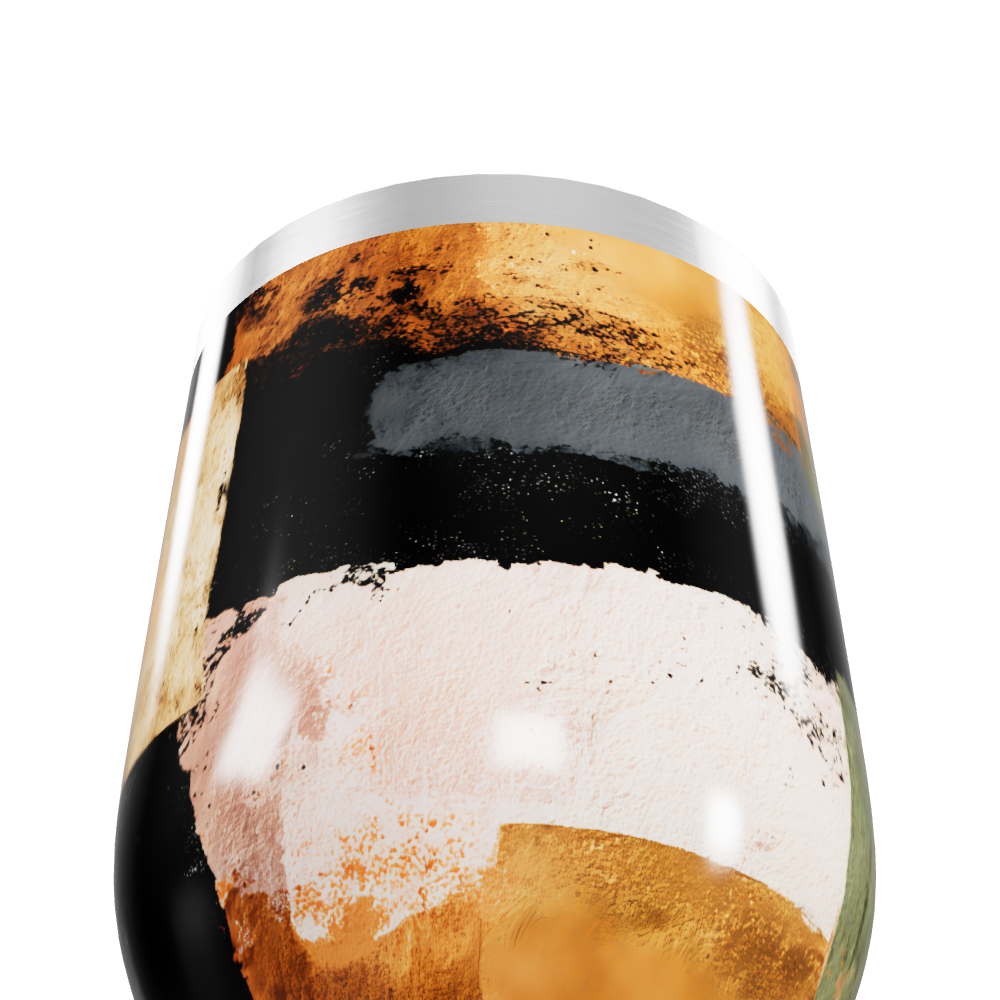 Copo Térmico Slim - Abstrato Aço Inox