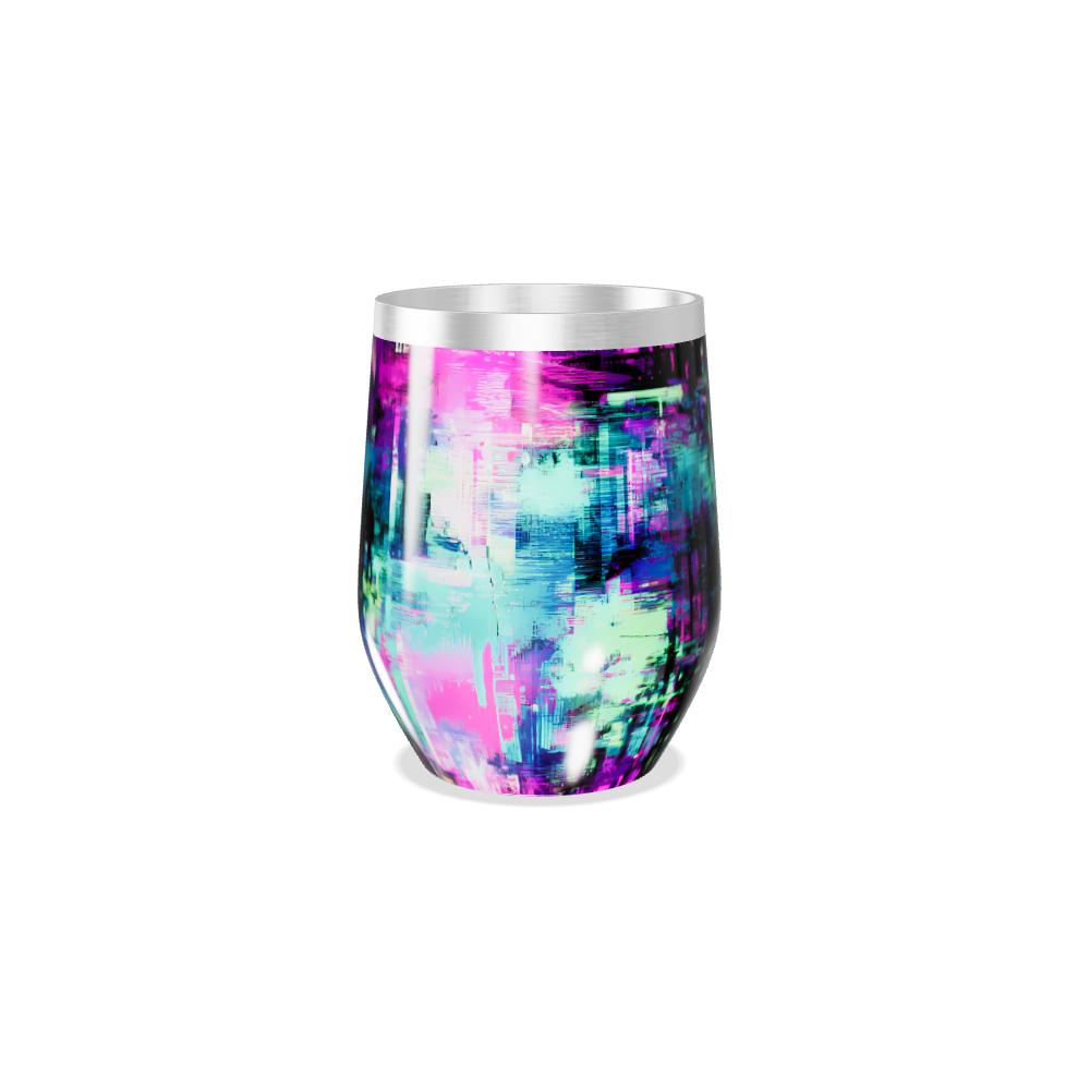 Copo Térmico Slim - Estampa Urbana Neon