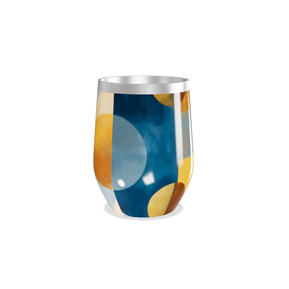 Copo Térmico Slim - Design Abstrato Colorido