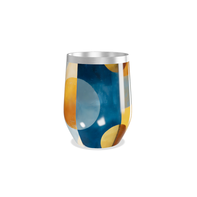 Copo Térmico Slim - Design Abstrato Colorido