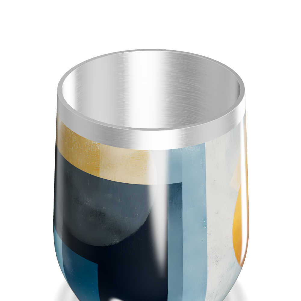 Copo Térmico Slim - Design Abstrato Colorido