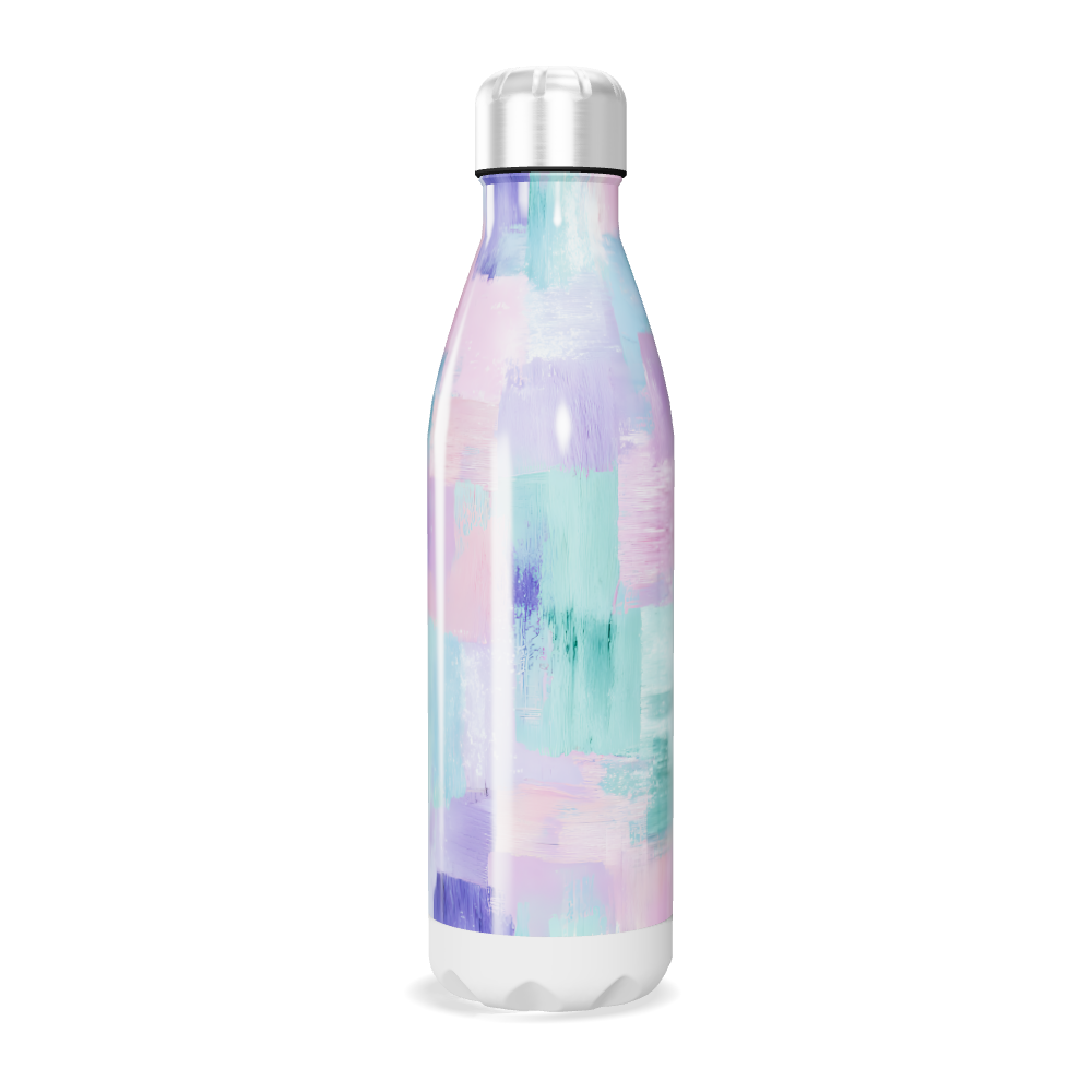 Garrafa Inox - Estampa Pastel Colorida