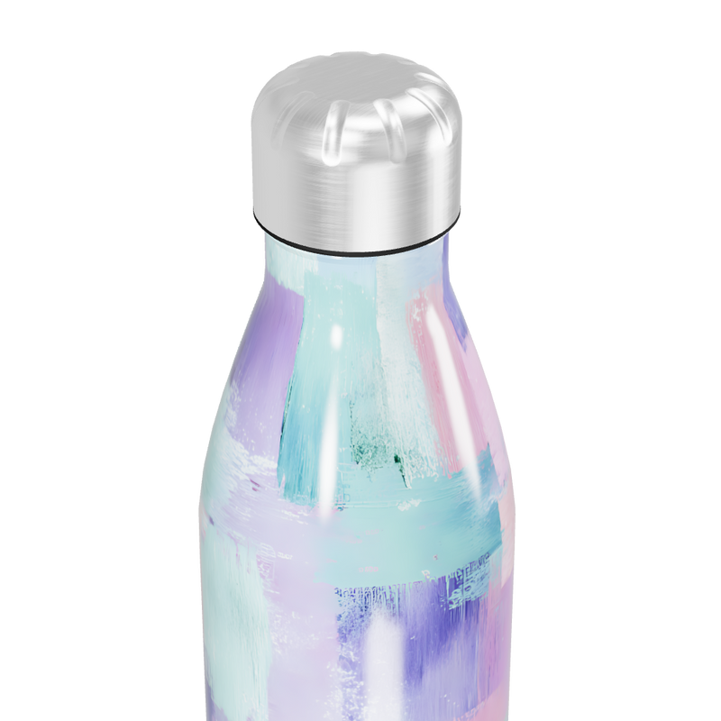 Garrafa Inox - Estampa Pastel Colorida