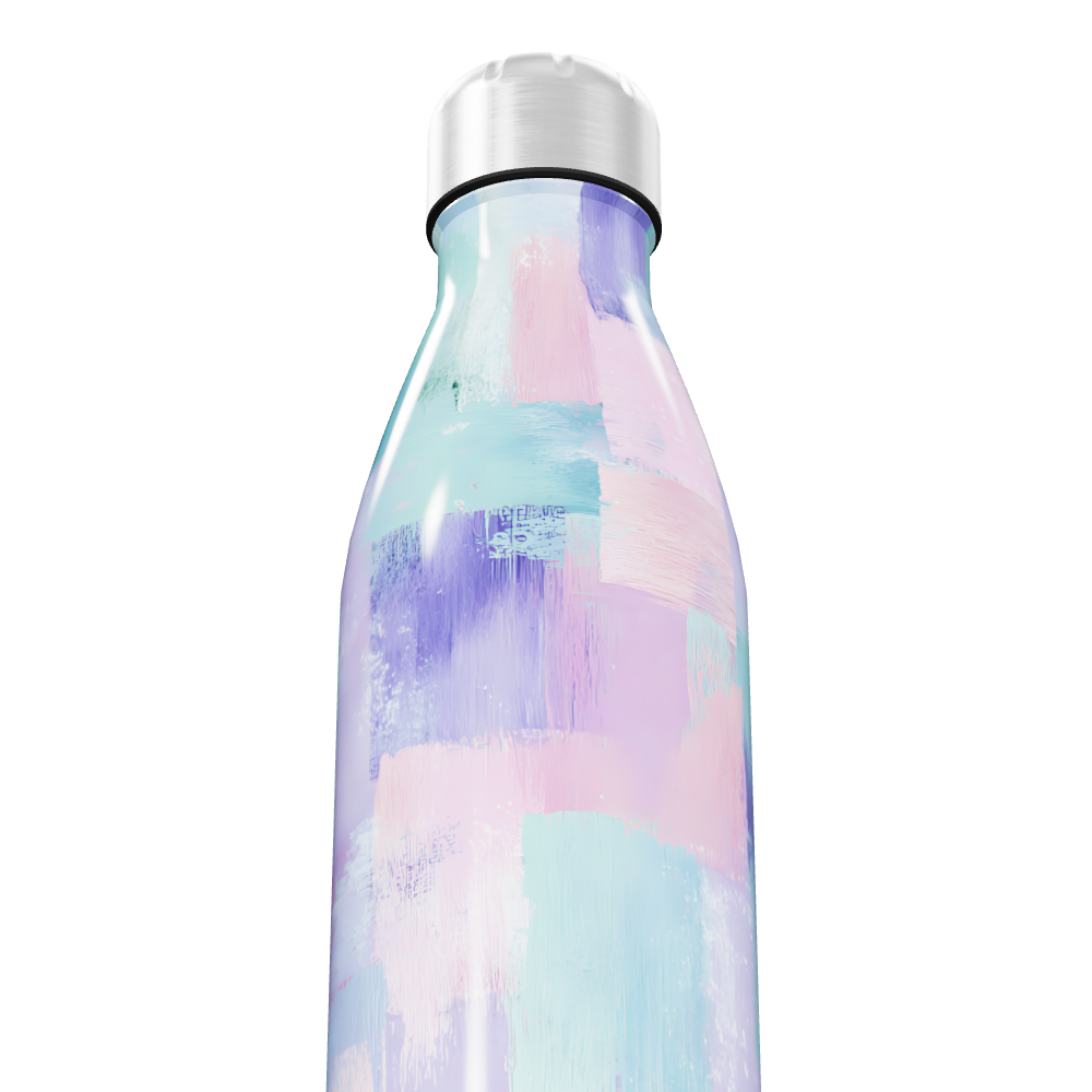 Garrafa Inox - Estampa Pastel Colorida