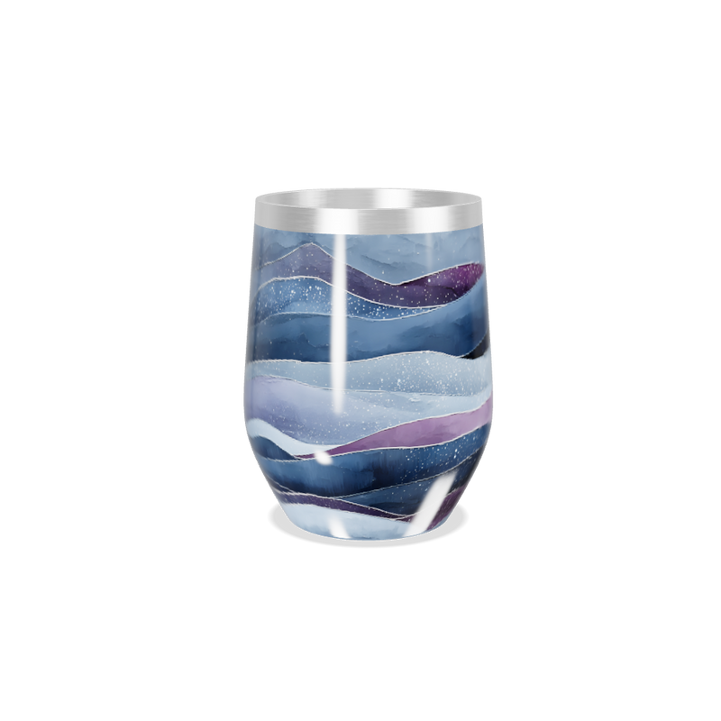 Copo Térmico Slim - Ondas Coloridas Inox