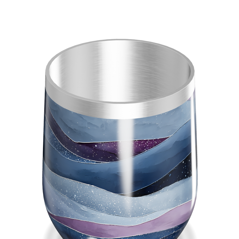 Copo Térmico Slim - Ondas Coloridas Inox