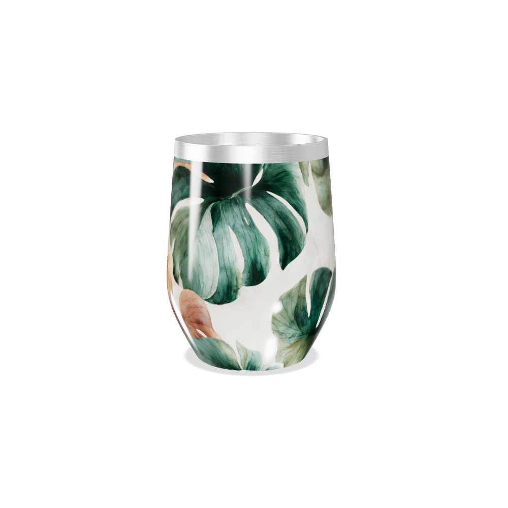 Copo Térmico Slim - Floral Colorido Inox