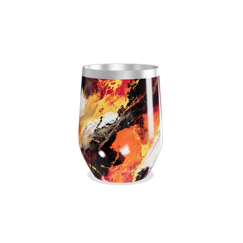 Copo Térmico Slim - Estampa Abstrata Colorida