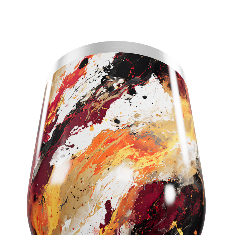 Copo Térmico Slim - Estampa Abstrata Colorida