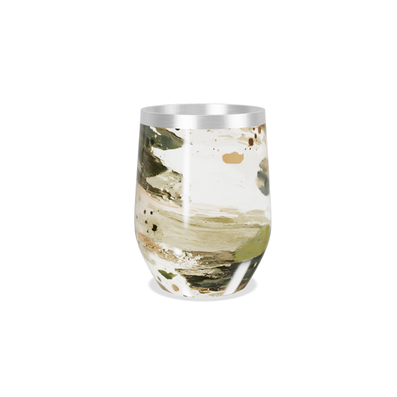 Copo Térmico Slim - Estampa Abstrata Colorida