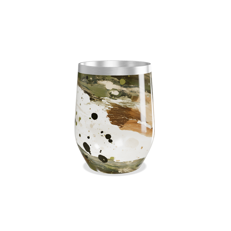 Copo Térmico Slim - Estampa Abstrata Colorida