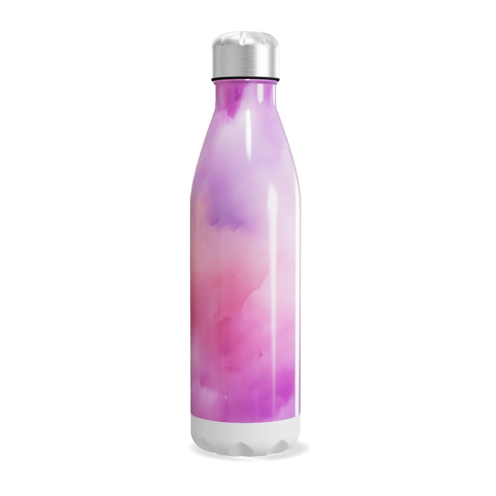 Garrafa Inox - Degradê Rosa e Roxo