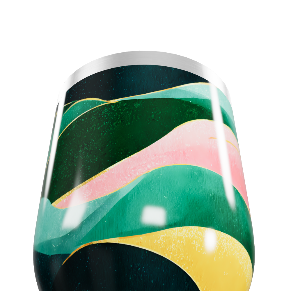 Copo Térmico Slim - Multicolorido Inox